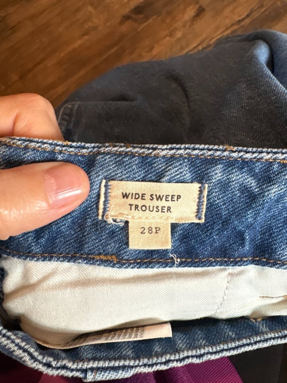 Madewell Wide Sweep Trouser jeans - Picture 5 of 6